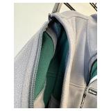 Large Ptarmigan Convertible Heavy Fleece Jacket with Heavy Plastic Zipper Removable Arms to make Vest