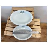 2 Pc Lot; 2 Mid-Century O.P. Co. Syracuse China St. Mary