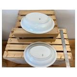 2 Pc Lot; 2 Mid-Century O.P. Co. Syracuse China St. Mary