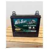Brite-Start Lawn & Garden U1L-3 Battery - When hooked up to charger indicates fully charged