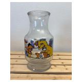 Vintage Seaseme Street Glass Juice Jar