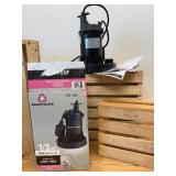 New, Unused CountryLine SubmersibleThermoplastic Sump Pump Model CLTS33P 1/3HP 3,150 Gallons Per Hour