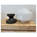 2 Pc Lot; Antique School House (out of St John