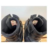 Well Broke in Black Harley Davidson Boots (Believe to be size 11 to 12, tag is worn out)