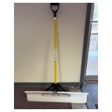 The Snowplow The Original Snow Pusher 36" Blade with Reinforced Back Bracket