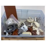 Spare Candy Machine Parts, In Tote with Cover