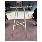 Cream Round Clothing Rack