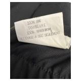 Matsuda Wool Layered Black Skirt, Size 25 Waist, 32 Inch Length