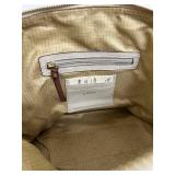Lodis San Tropez Satchel Genuine Leather in Sand and Chestnut - New with tags