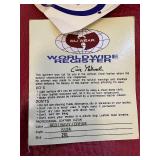 Wu Wear Red Leather Varsity Jacket Men