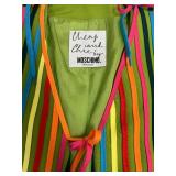 Cheap and Chic by Moschino Rainbow Stripe Jacket S/M