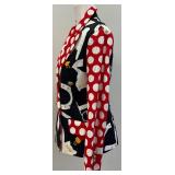 Moschino Cheap and Chic Polka Dot Print Blazer, Size 10 USA
