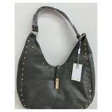 Moda Luxe Olivia Hobo Handbag in Forest with Studded Details