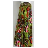 Oilily A-Line Skirt with Colorful Floral Print - Size 36