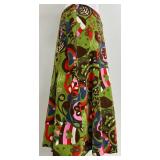 Oilily A-Line Skirt with Colorful Floral Print - Size 36