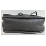 JW Hulme Grey Leather Shoulder Bag with Chain Detail- New with tags