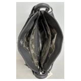 JW Hulme Grey Leather Shoulder Bag with Chain Detail- New with tags