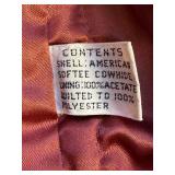 Clipper Mist Grey Leather Jacket Size 42 X-Tall