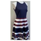 Ted Baker Annalie Rowing Stripe Fit & Flare Dress Women