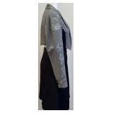 Comme des Garcons Cropped Wool Jacket and Patterned Shorts Set