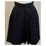 Comme des Garcons Cropped Wool Jacket and Patterned Shorts Set