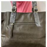 Joy Susan - Shelby Olive Green Studded Tote Bag - New
