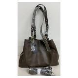 Joy Susan - Shelby Olive Green Studded Tote Bag - New