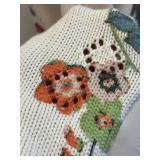 Oilily Medium Knit Cardigan with Floral and Bird Design - Size M