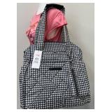 Lug Saunter Houndstooth Tote Bag with Shoulder Strap