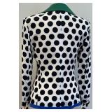 Moschino Cheap and Chic Polka Dot Blazer, Size 10