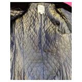 Nanette Lepore Embroidered Brown Velvet Boho Coat with Quilted Lining, Size 6