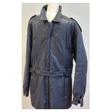 Grey Leather Jacket, Men