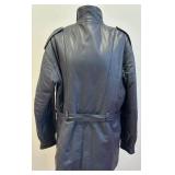 Grey Leather Jacket, Men