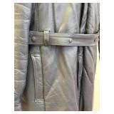Grey Leather Jacket, Men