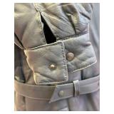 Grey Leather Jacket, Men