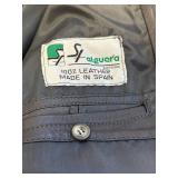 Grey Leather Jacket, Men
