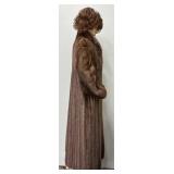 Vintage Bill Blass for John Wanamaker Full-Length Fur Coat for Repair or Repurpose