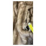 Vintage Bill Blass for John Wanamaker Full-Length Fur Coat for Repair or Repurpose