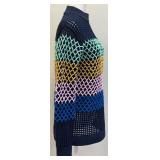 Tibi XS Multicolor Open Knit Sweater - Size XS
