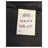 Moschino Cheap and Chic Black Scallop Hem Wrap Skirt Size 10