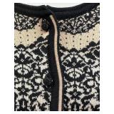 Oleana Espeland Norwegian Wool Silk Knit Cardigan-Size S