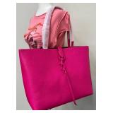 Rebecca Minkoff Megan Triple Tote Bag in Cosmic Pink-New with Tags