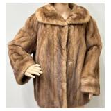Albert Furs Eton Square Brown Fur Coat Medium/Large