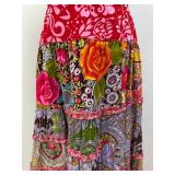 Oilily Limited Edition Patchwork Maxi Skirt, Size 38, Approx. 29 Inch Waist