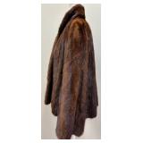 Cikra Cleveland Brown Fur Jacket for Re-Purpose or Repair
