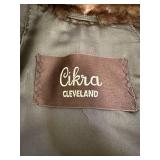 Cikra Cleveland Brown Fur Jacket for Re-Purpose or Repair