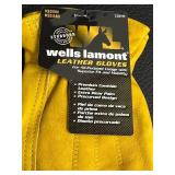 2 Pairs Wells Lamont Leather Work Gloves Medium