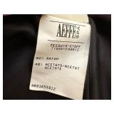 Moschino Cheap and Chic Black Skirt with White Accent Tabs, Size 8