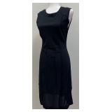 Cheap and Chic by Moschino Black Sleeveless Dress Size 10