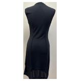 Cheap and Chic by Moschino Black Sleeveless Dress Size 10